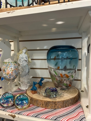 Cathy's Boutique display of merchandise