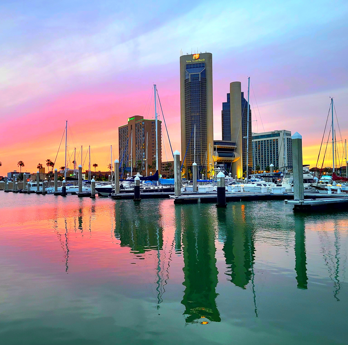 downtown Corpus Christi skyline